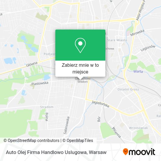 Mapa Auto Olej Firma Handlowo Uslugowa