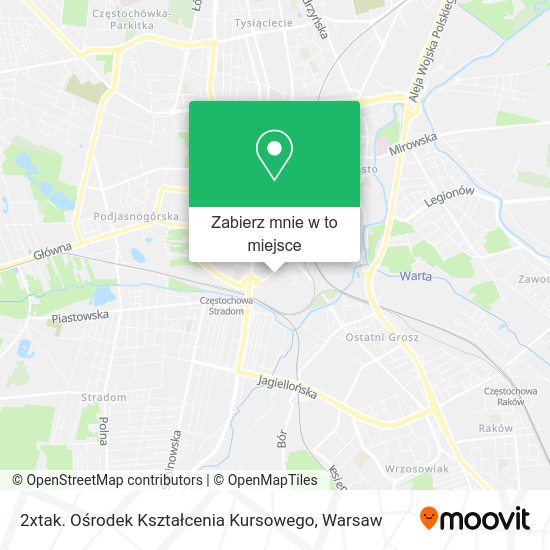 Mapa 2xtak. Ośrodek Kształcenia Kursowego