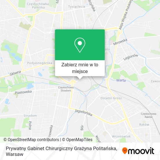 Mapa Prywatny Gabinet Chirurgiczny Grażyna Politańska