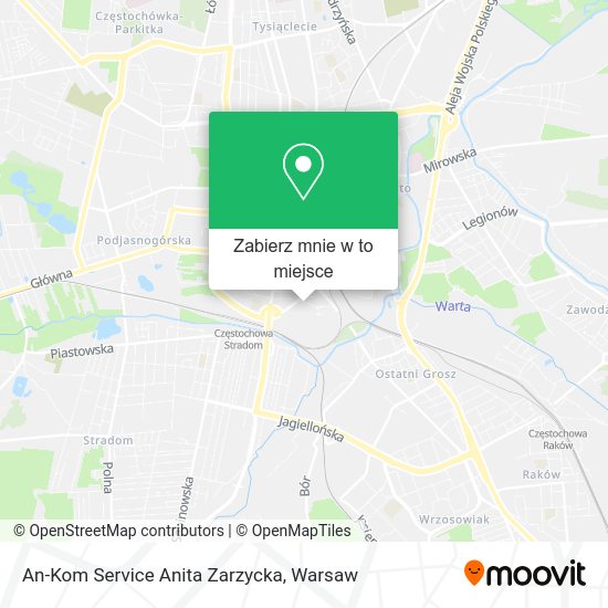 Mapa An-Kom Service Anita Zarzycka