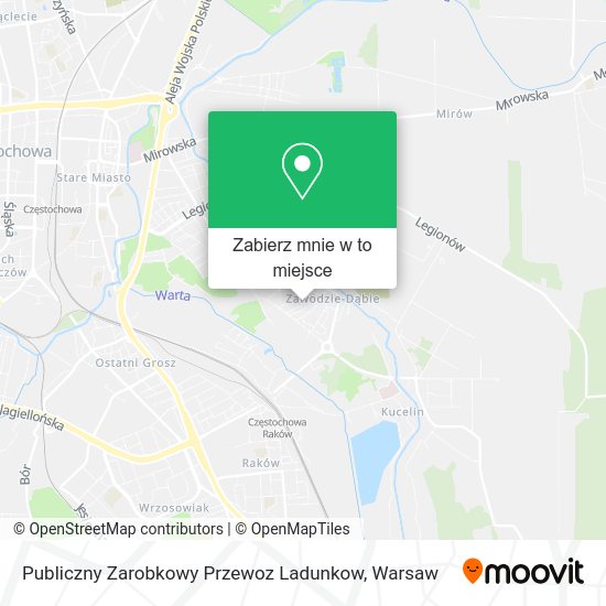 Mapa Publiczny Zarobkowy Przewoz Ladunkow