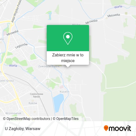 Mapa U Zagłoby