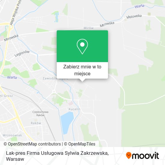 Mapa Lak-pres Firma Usługowa Sylwia Zakrzewska