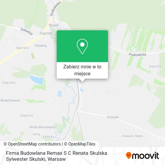 Mapa Firma Budowlana Remax S C Renata Skulska Sylwester Skulski