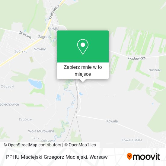 Mapa PPHU Maciejski Grzegorz Maciejski