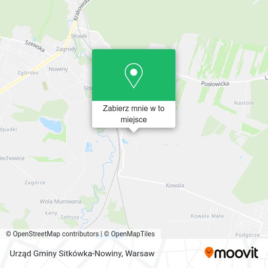 Mapa Urząd Gminy Sitkówka-Nowiny