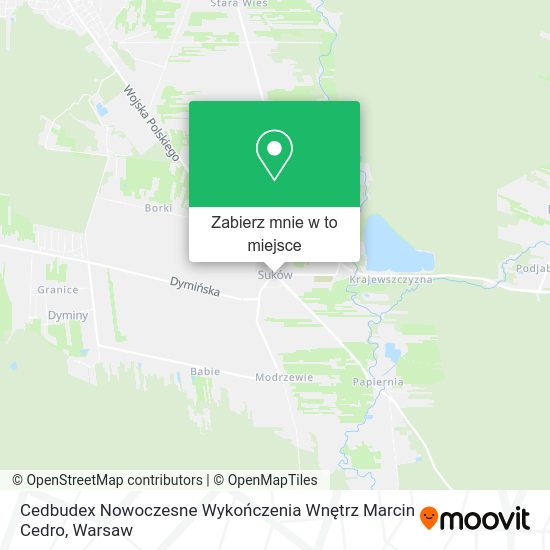 Mapa Cedbudex Nowoczesne Wykończenia Wnętrz Marcin Cedro