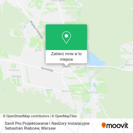 Mapa Sanit Pro Projektowanie i Nadzory Instalacyjne Sebastian Riabcew