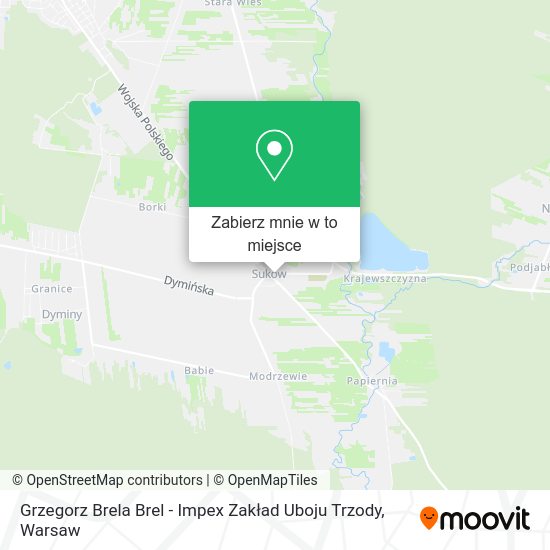 Mapa Grzegorz Brela Brel - Impex Zakład Uboju Trzody