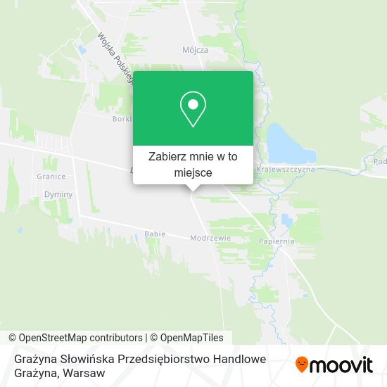 Mapa Grażyna Słowińska Przedsiębiorstwo Handlowe Grażyna