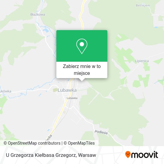 Mapa U Grzegorza Kiełbasa Grzegorz