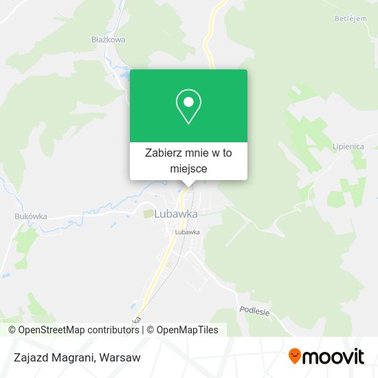 Mapa Zajazd Magrani