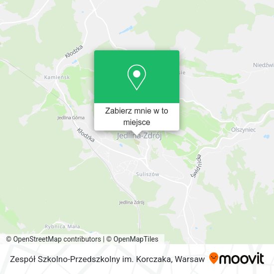 Mapa Zespół Szkolno-Przedszkolny im. Korczaka