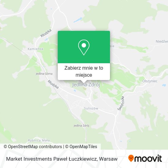 Mapa Market Investments Paweł Łuczkiewicz