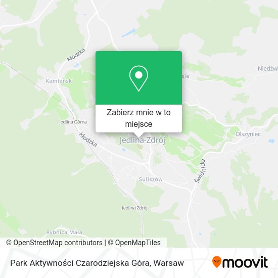 Mapa Park Aktywności Czarodziejska Góra