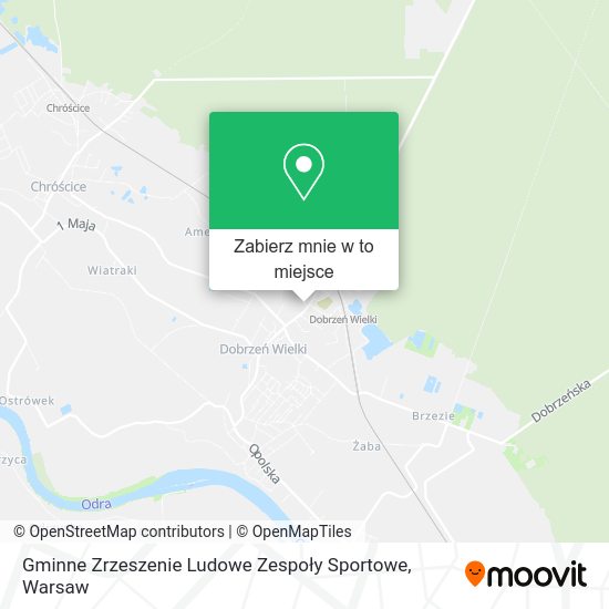 Mapa Gminne Zrzeszenie Ludowe Zespoły Sportowe