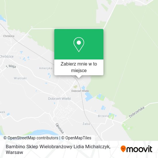 Mapa Bambino Sklep Wielobranżowy Lidia Michalczyk