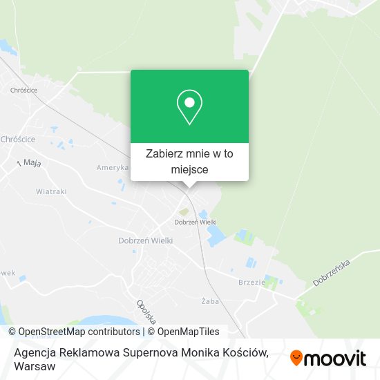 Mapa Agencja Reklamowa Supernova Monika Kościów