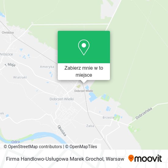 Mapa Firma Handlowo-Usługowa Marek Grochol