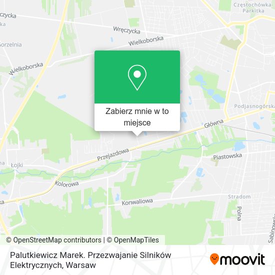 Mapa Palutkiewicz Marek. Przezwajanie Silników Elektrycznych