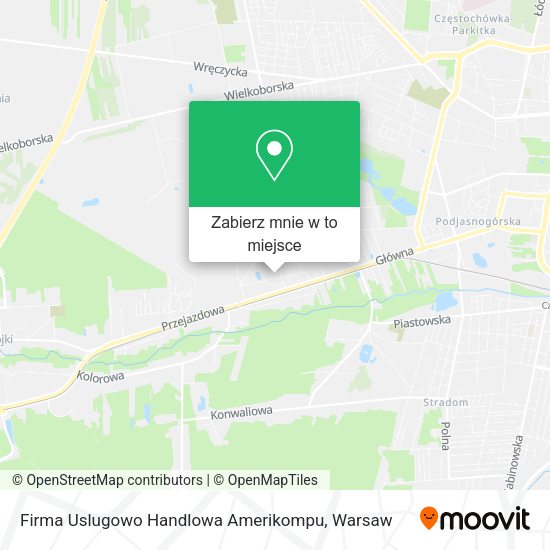 Mapa Firma Uslugowo Handlowa Amerikompu