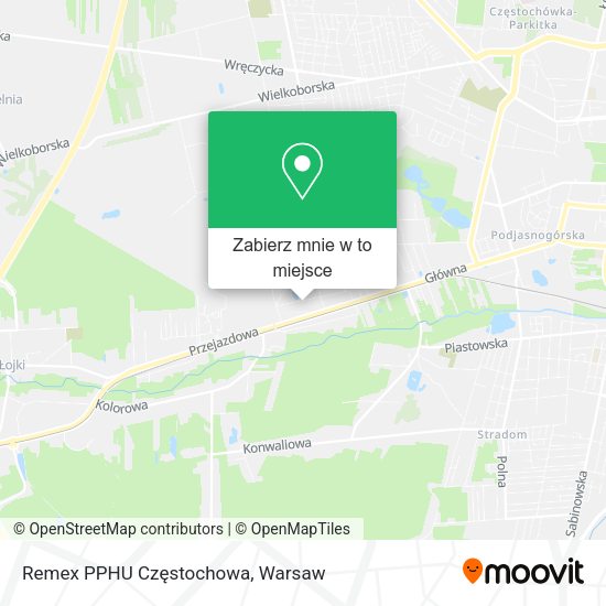 Mapa Remex PPHU Częstochowa