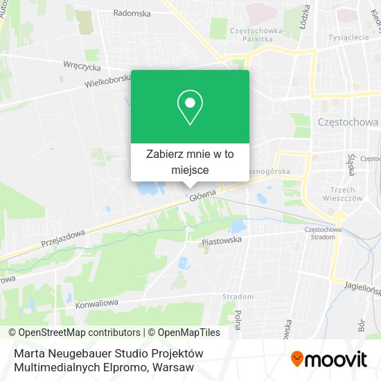 Mapa Marta Neugebauer Studio Projektów Multimedialnych Elpromo