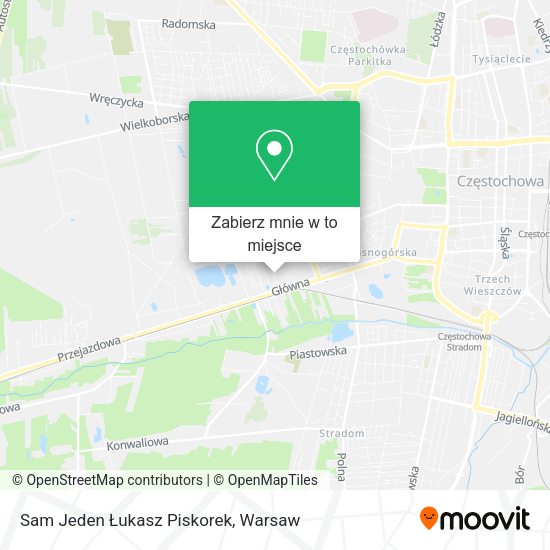 Mapa Sam Jeden Łukasz Piskorek