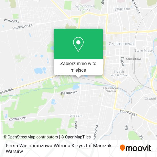 Mapa Firma Wielobranżowa Witrona Krzysztof Marczak