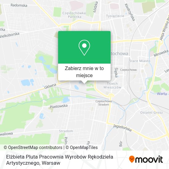 Mapa Elżbieta Pluta Pracownia Wyrobów Rękodzieła Artystycznego