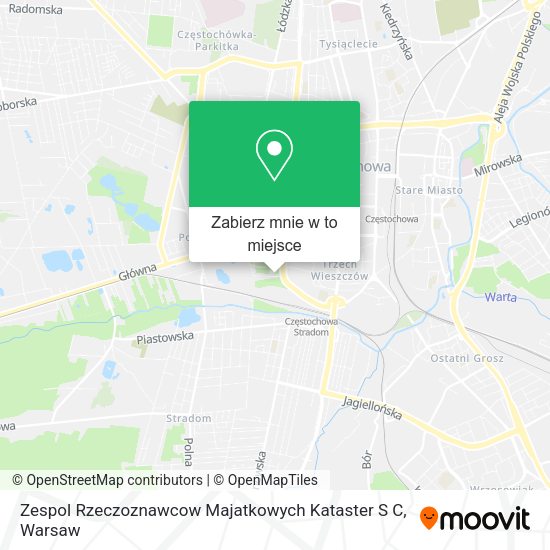 Mapa Zespol Rzeczoznawcow Majatkowych Kataster S C