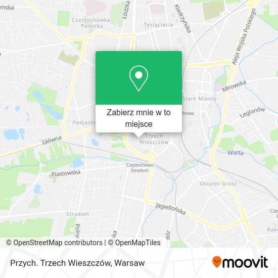 Mapa Przych. Trzech Wieszczów