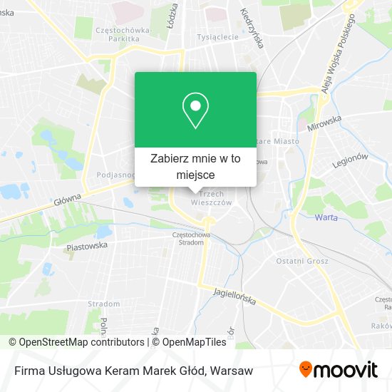 Mapa Firma Usługowa Keram Marek Głód