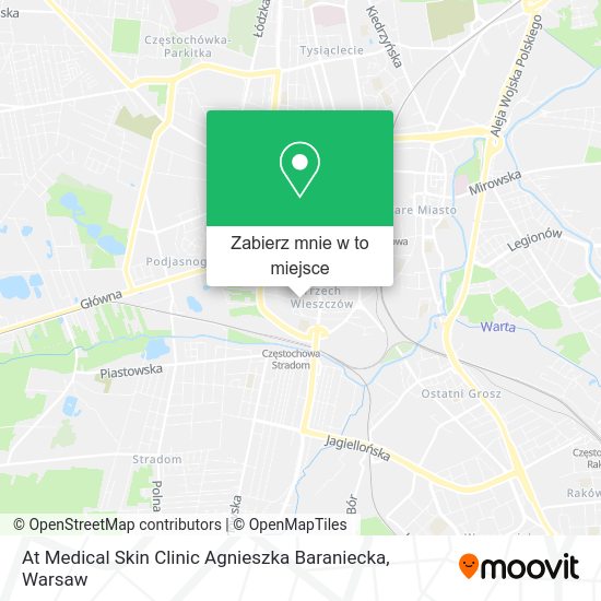 Mapa At Medical Skin Clinic Agnieszka Baraniecka