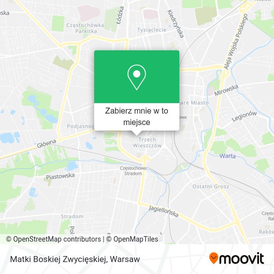 Mapa Matki Boskiej Zwycięskiej