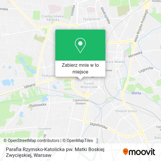 Mapa Parafia Rzymsko-Katolicka pw. Matki Boskiej Zwycięskiej