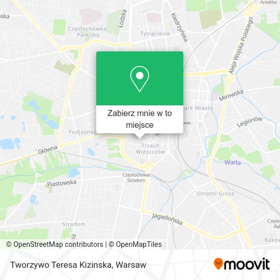 Mapa Tworzywo Teresa Kizinska