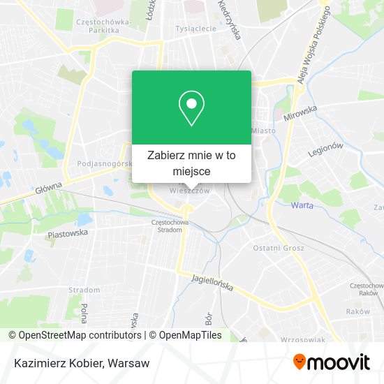 Mapa Kazimierz Kobier