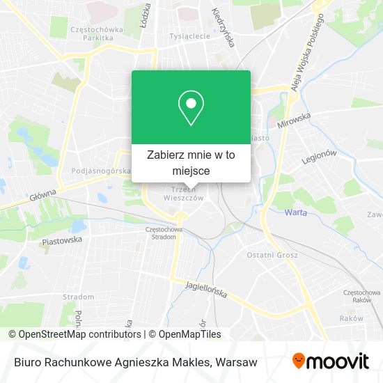 Mapa Biuro Rachunkowe Agnieszka Makles