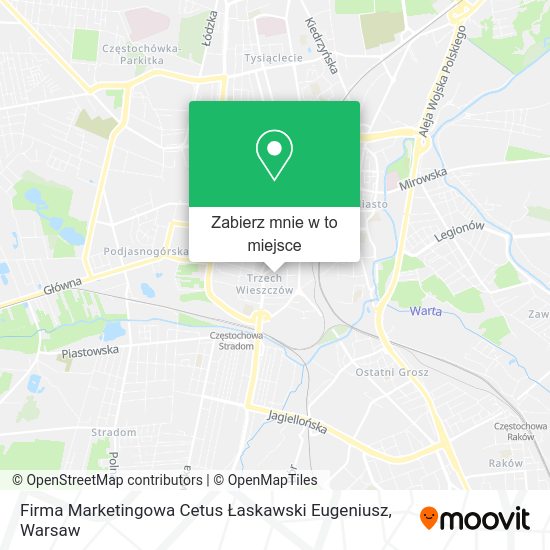 Mapa Firma Marketingowa Cetus Łaskawski Eugeniusz