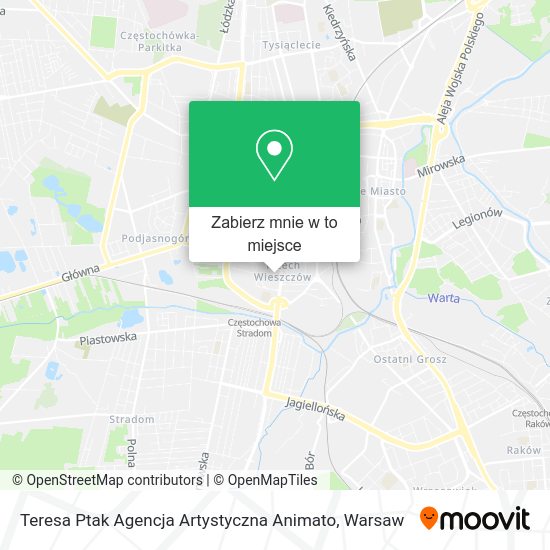 Mapa Teresa Ptak Agencja Artystyczna Animato