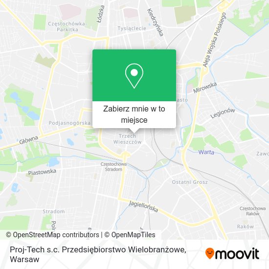 Mapa Proj-Tech s.c. Przedsiębiorstwo Wielobranżowe