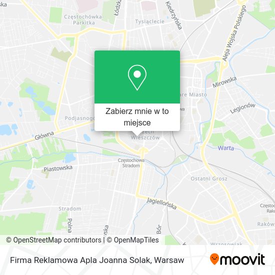 Mapa Firma Reklamowa Apla Joanna Solak