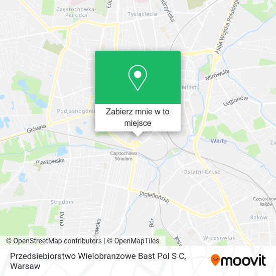 Mapa Przedsiebiorstwo Wielobranzowe Bast Pol S C