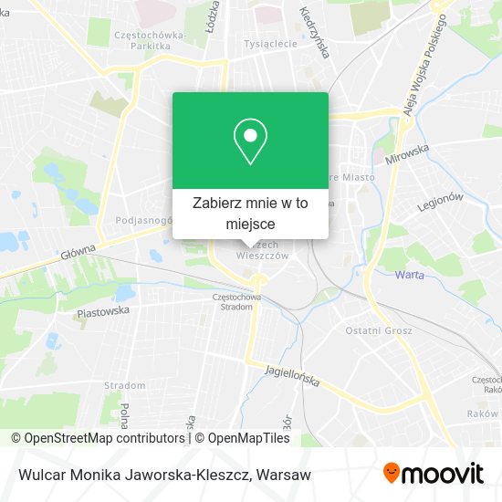 Mapa Wulcar Monika Jaworska-Kleszcz