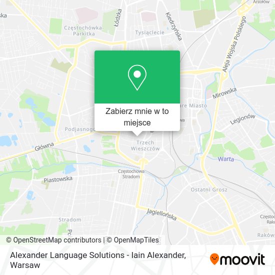 Mapa Alexander Language Solutions - Iain Alexander