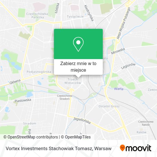 Mapa Vortex Investments Stachowiak Tomasz