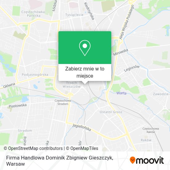 Mapa Firma Handlowa Dominik Zbigniew Gieszczyk