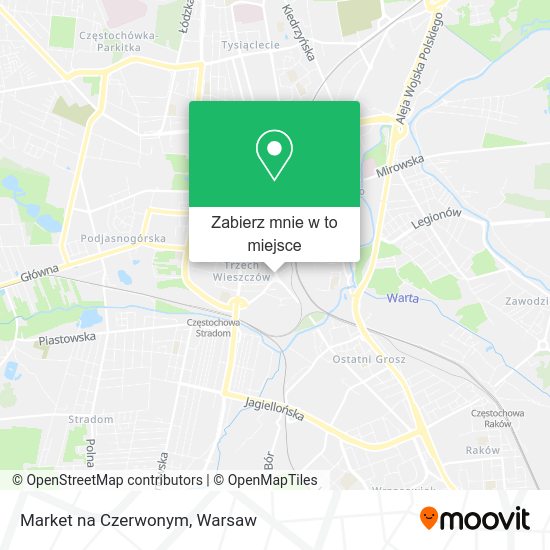 Mapa Market na Czerwonym