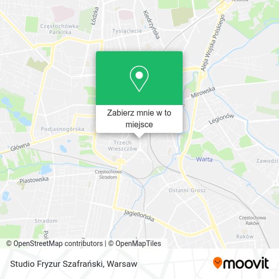 Mapa Studio Fryzur Szafrański